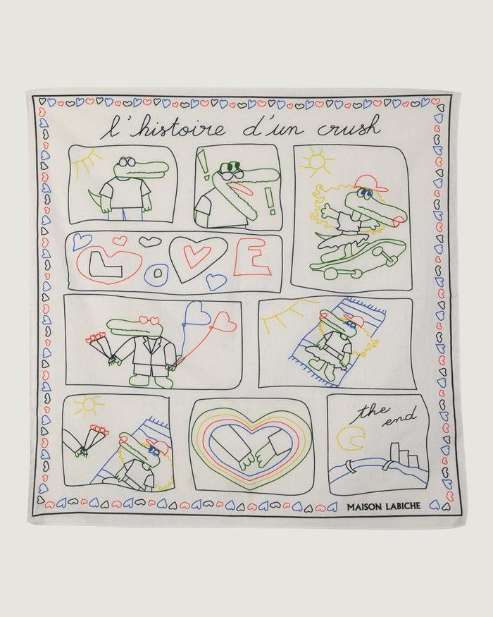 Maison Labiche Le Bandana Lampué "croco Crush"