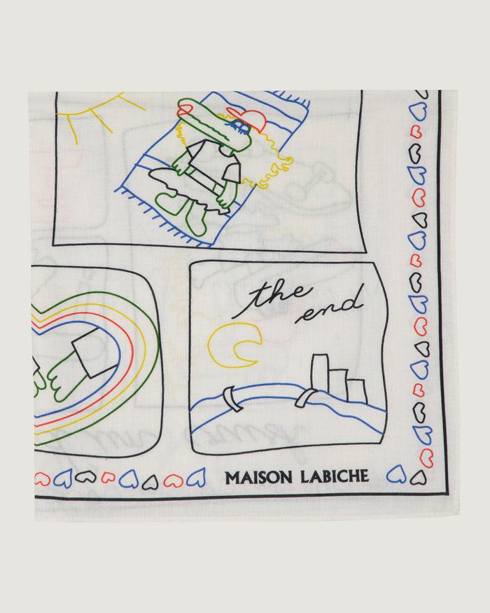 Maison Labiche Le Bandana Lampué "croco Crush"