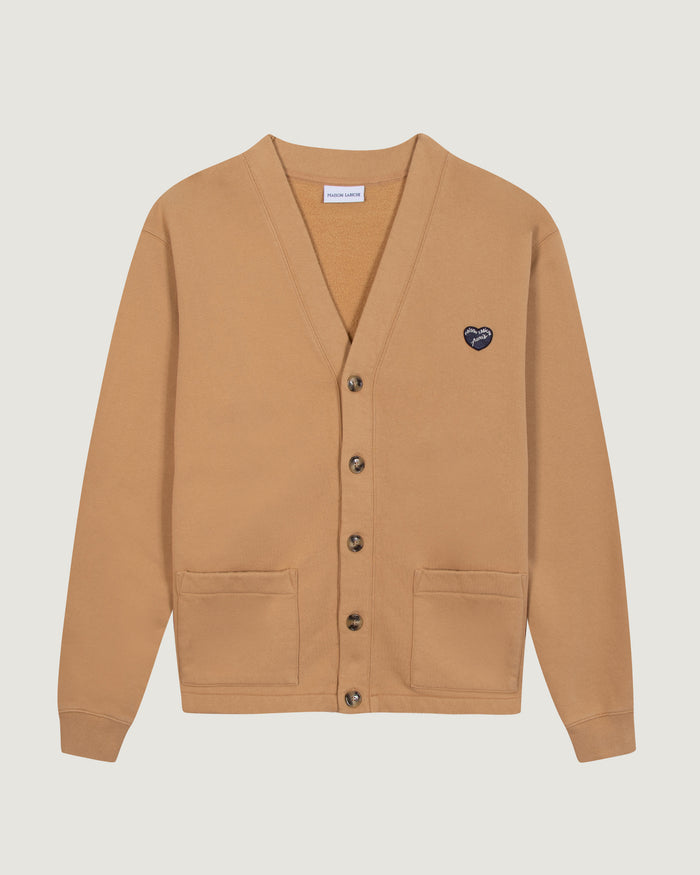 maison labiche Le Cardigan Boissonade "patch coeur"