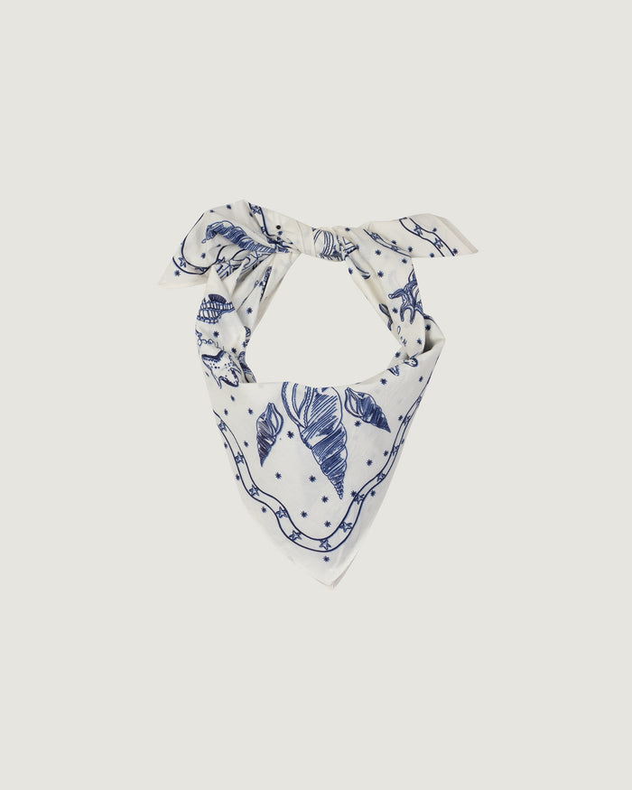 maison labiche Le Foulard Brancion "coquillages"