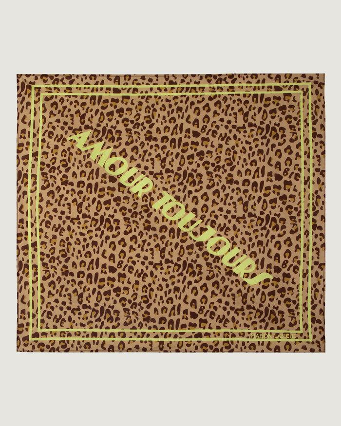 Maison Labiche Le Foulard Brancion "leopard"