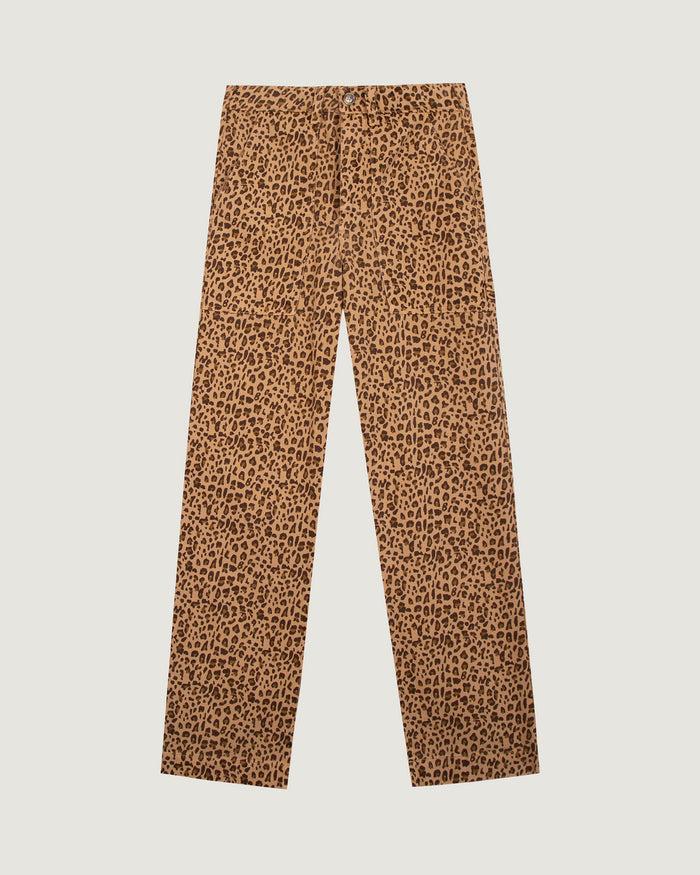 maison labiche Le Pantalon Chevreul "leopard"