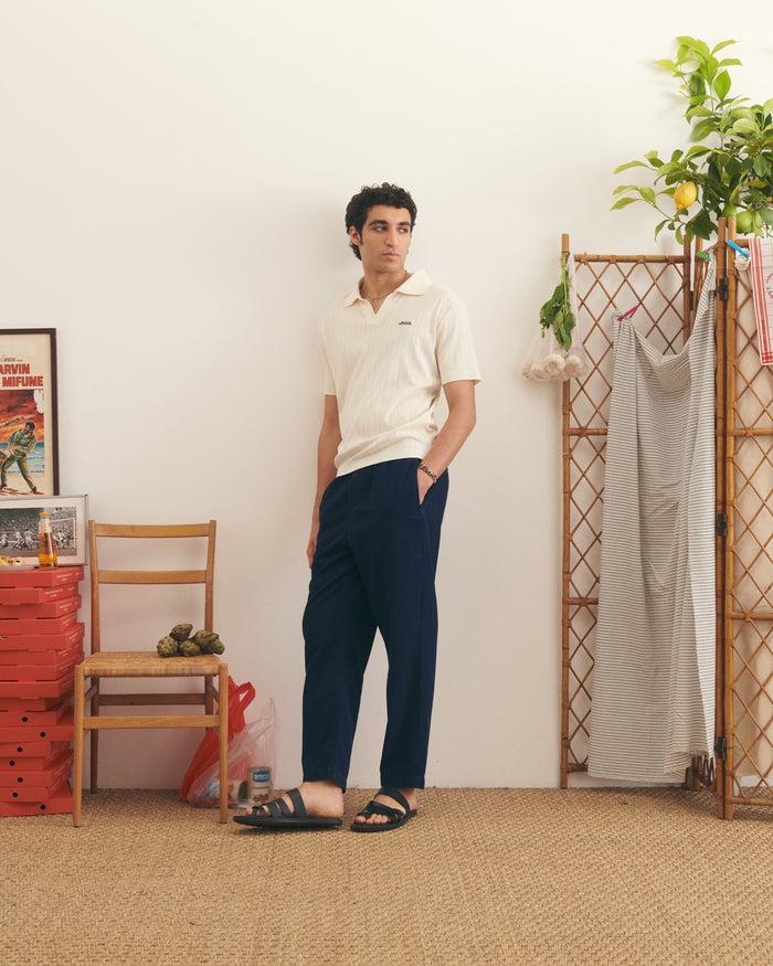 Maison Labiche Le Pantalon Havet "en Seersucker"