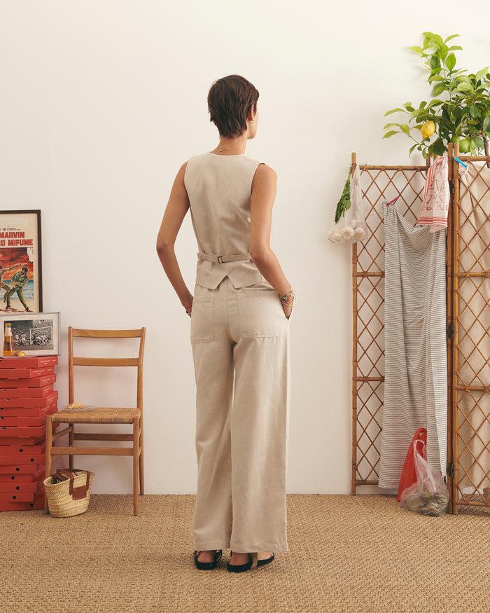 Maison Labiche Le Pantalon Lauth "en Coton Et Lin"