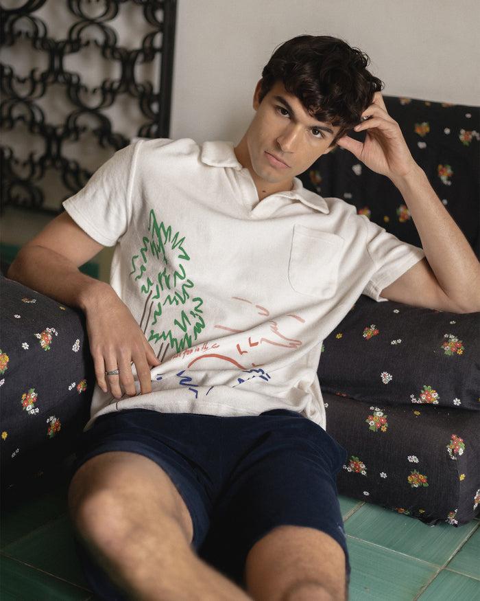 Maison Labiche Le Polo Monclar 'en éponge Printé'