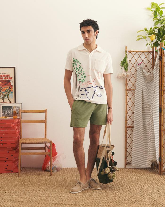 Maison Labiche Le Polo Monclar 'en éponge Printé'