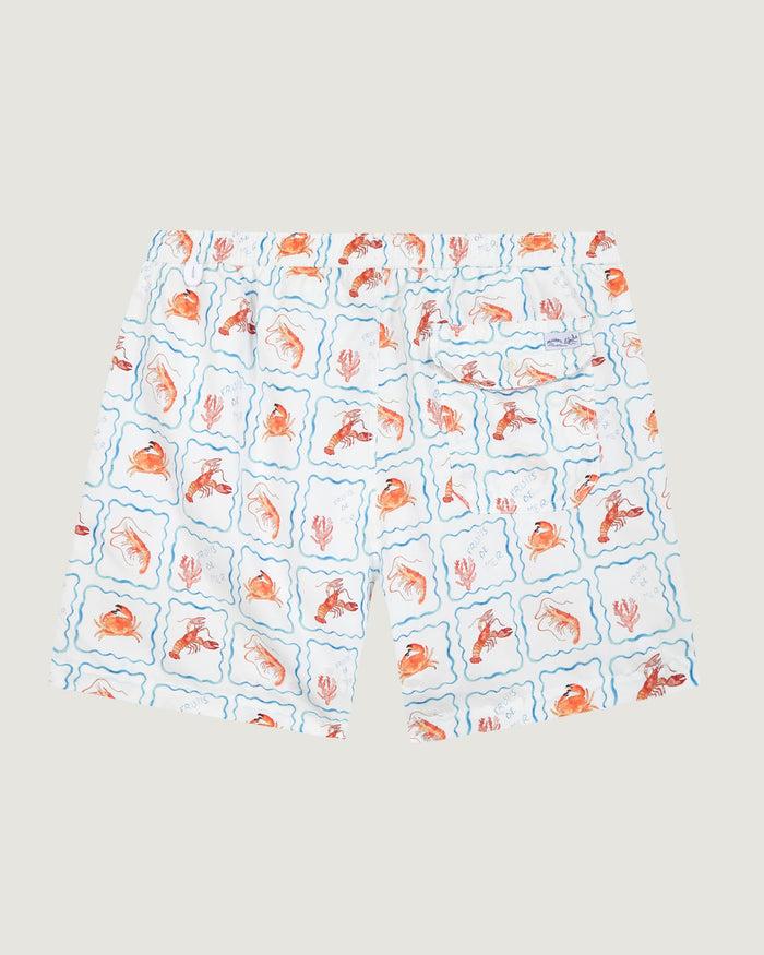 Maison Labiche Le Short De Bain Maillot "crustaces"