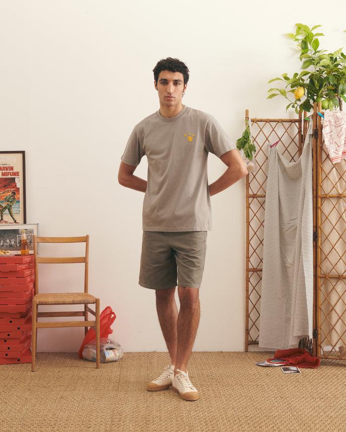 Maison Labiche Le Short Tesson "en Coton Et Lin"