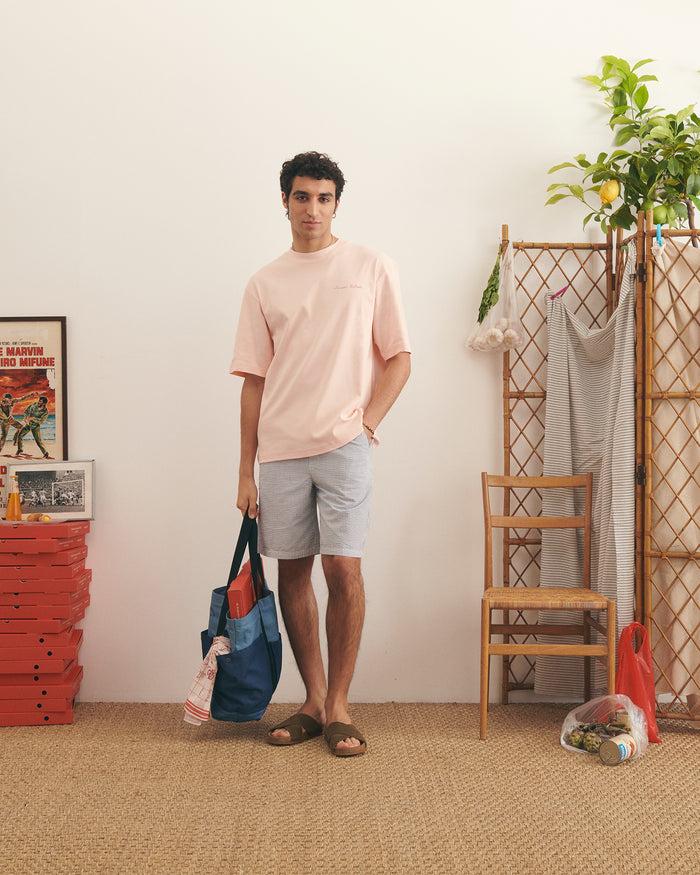 Maison Labiche Le Short Tesson "seersucker Coton"