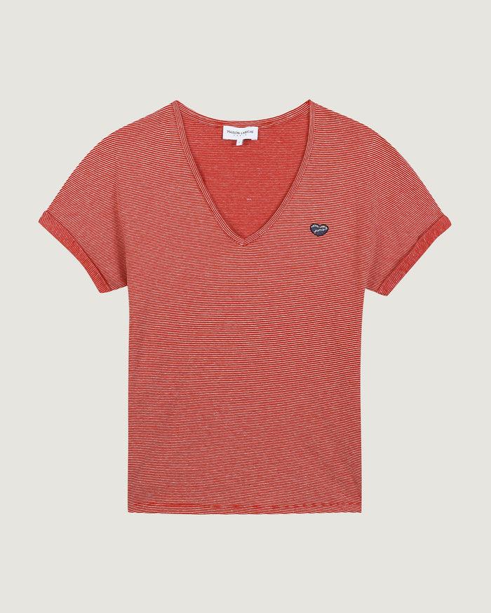maison labiche Le Tee-shirt Château "patch coeur"