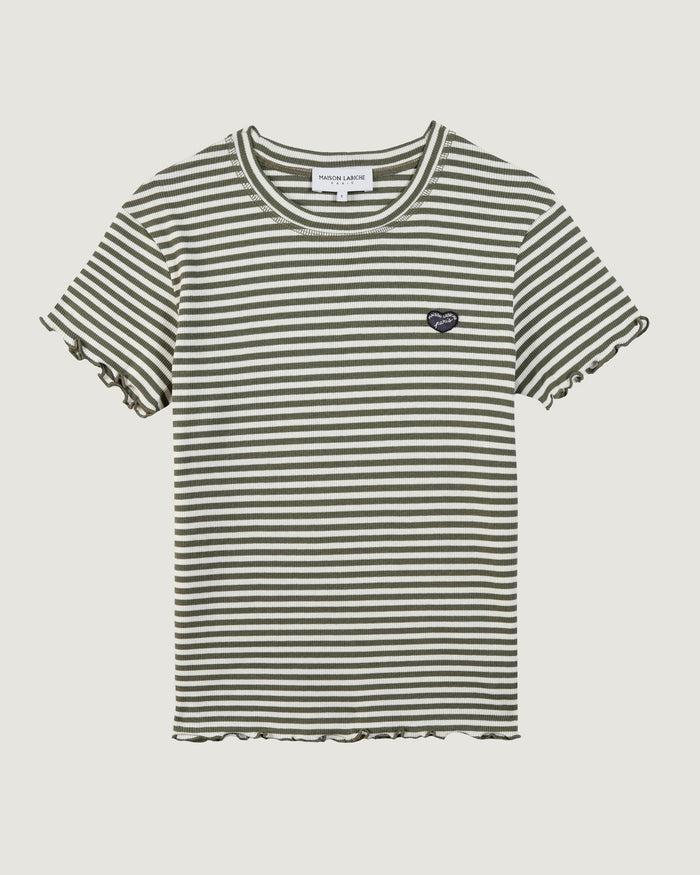 maison labiche Le Tee-shirt Folies "patch coeur"