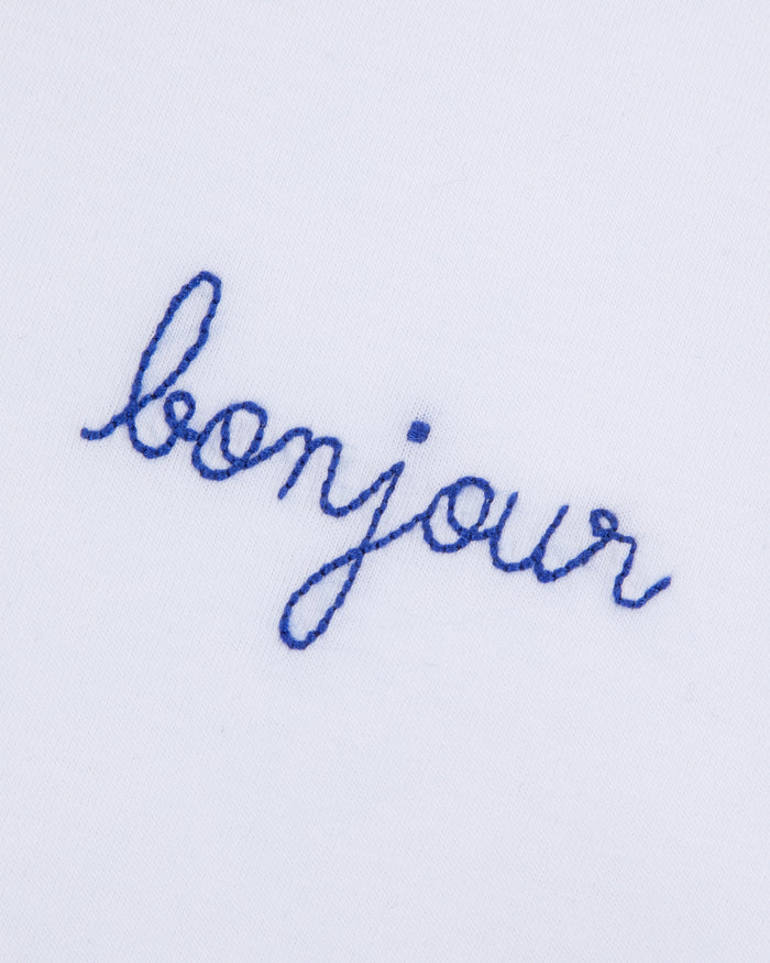 Maison Labiche Le Tee-shirt Poitou Femme "bonjour"