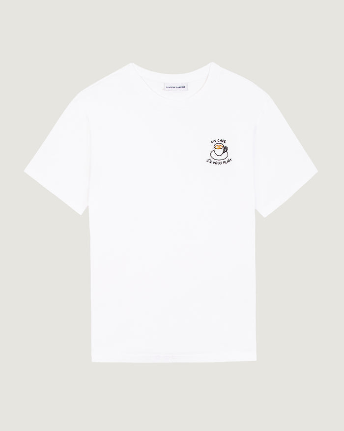 maison labiche Le Tee-shirt Popincourt "un cafe svp"