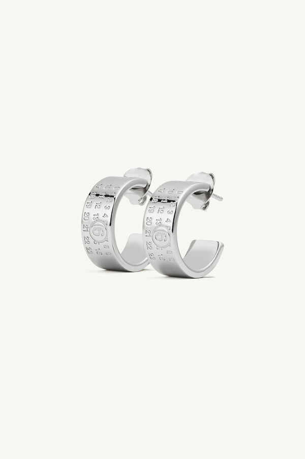 Maison Margiela Boucles D'oreilles Numeric Minimal Signature