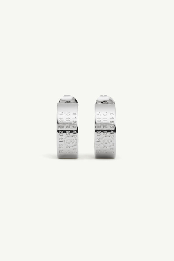 maison margiela Boucles d'oreilles numeric minimal signature