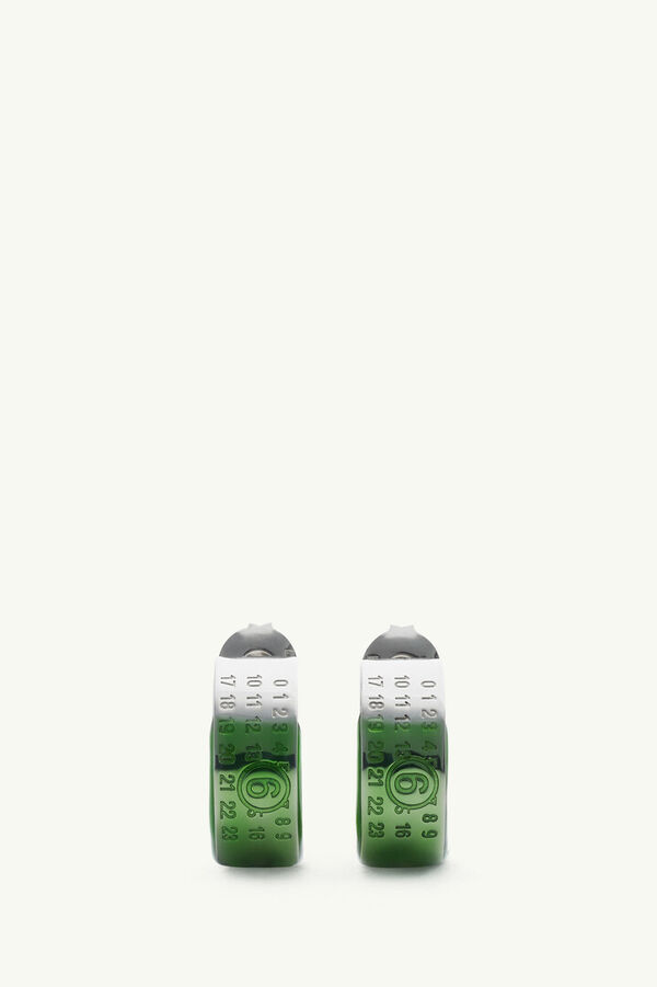 Maison Margiela Boucles D'oreilles Numeric Signature Gravées