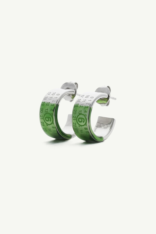 Maison Margiela Boucles D'oreilles Numeric Signature Gravées