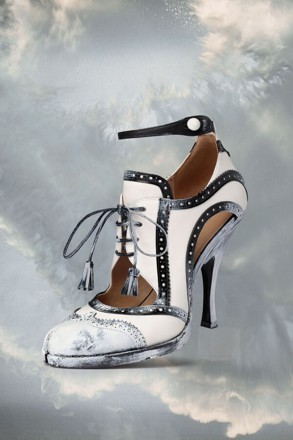 maison margiela Escarpins Bianchetto à bride de cheville Tabi