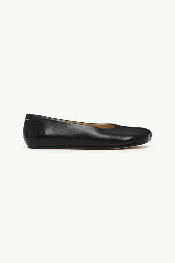 maison margiela Ballerines en cuir Stitch-out