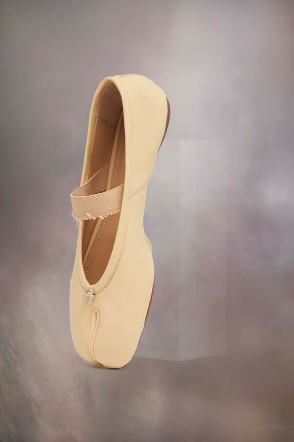 maison margiela Ballerines Tabi à bande élastique