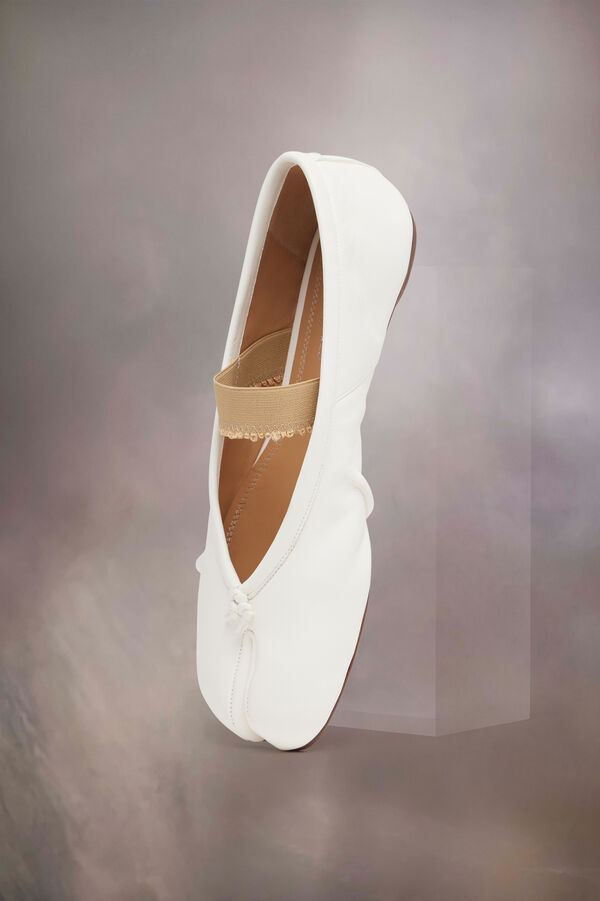 maison margiela Ballerines Tabi à bande élastique