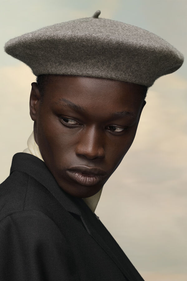 Maison Margiela Béret En Laine Feutrée