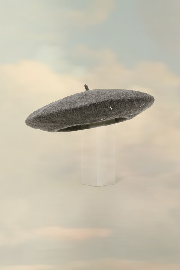 Maison Margiela Béret En Laine Feutrée