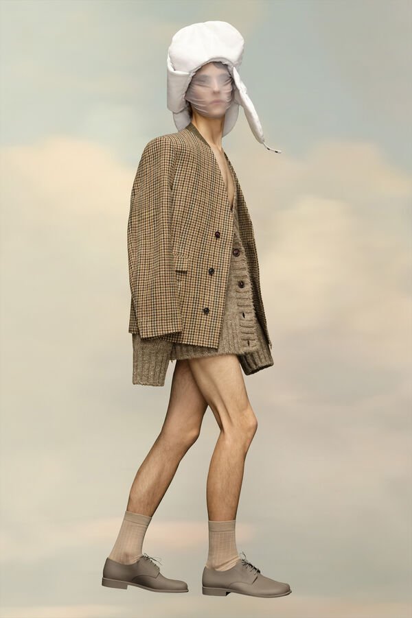 Maison Margiela Blazer à Carreaux