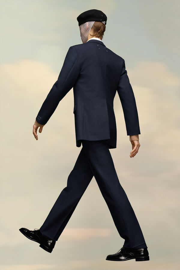 Maison Margiela Blazer En Sergé De Laine