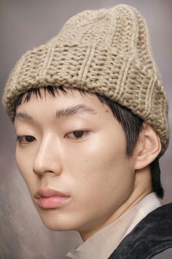 Maison Margiela Bonnet En Laine Shetland