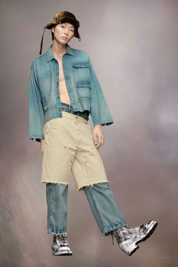 Maison Margiela Caban En Denim