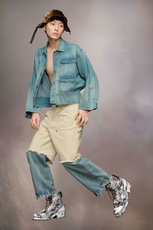 Maison Margiela Caban En Denim