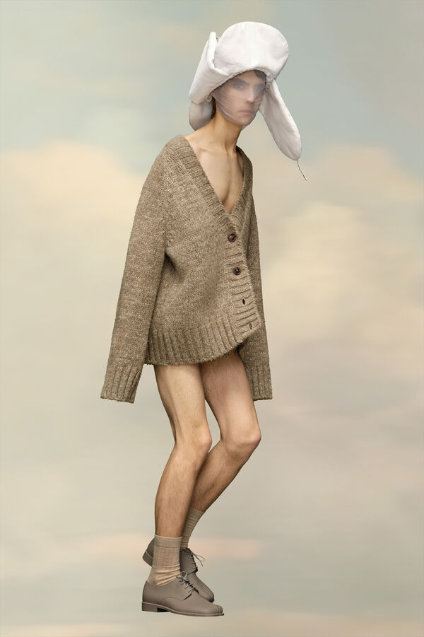 Maison Margiela Cardigan à Teinture Botanical