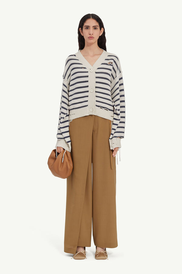 maison margiela Cardigan col en V