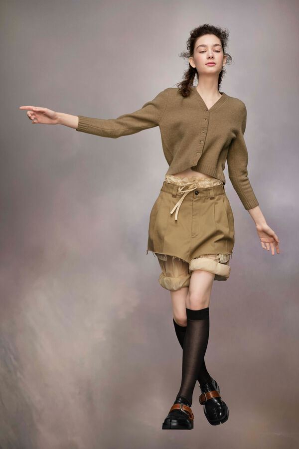 Maison Margiela Cardigan En Laine D'agneau Lavée