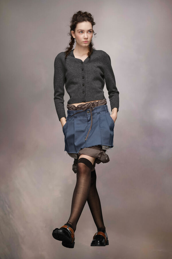 Maison Margiela Cardigan En Laine D'agneau Lavée