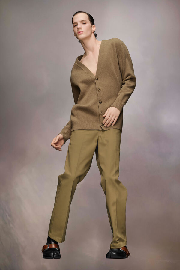 Maison Margiela Cardigan En Laine D'agneau Lavée