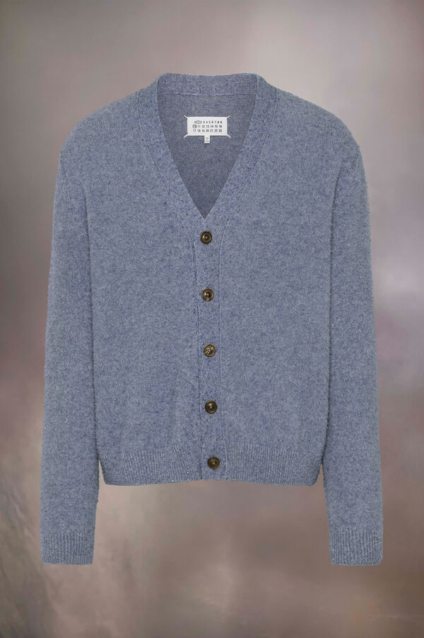 Maison Margiela Cardigan En Maille Boulochée