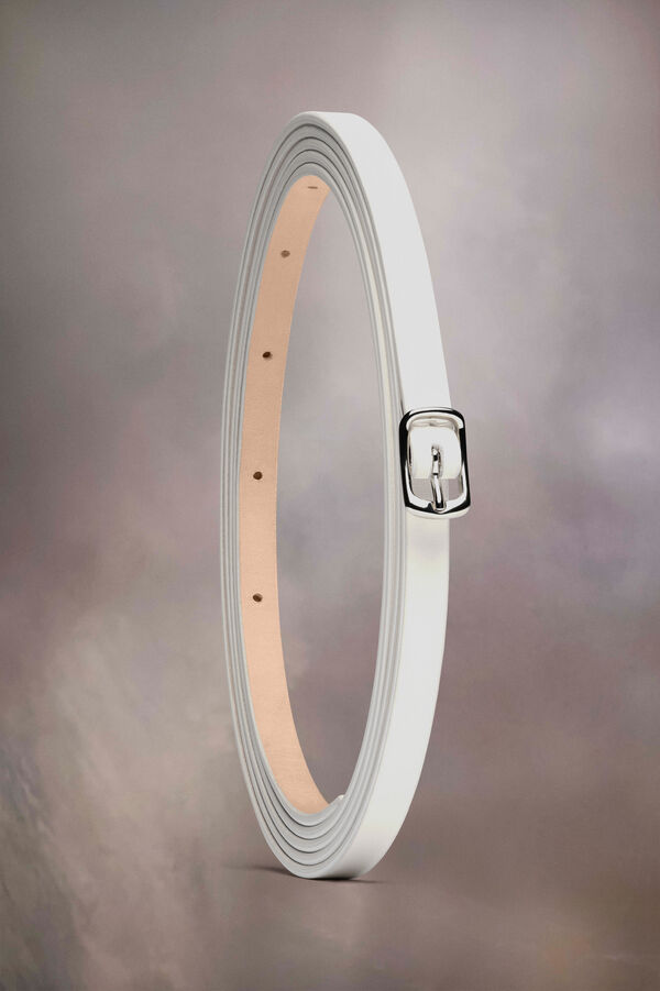 Maison Margiela Ceinture Slim En Cuir