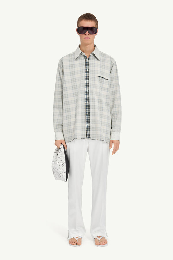 maison margiela Chemise à carreaux