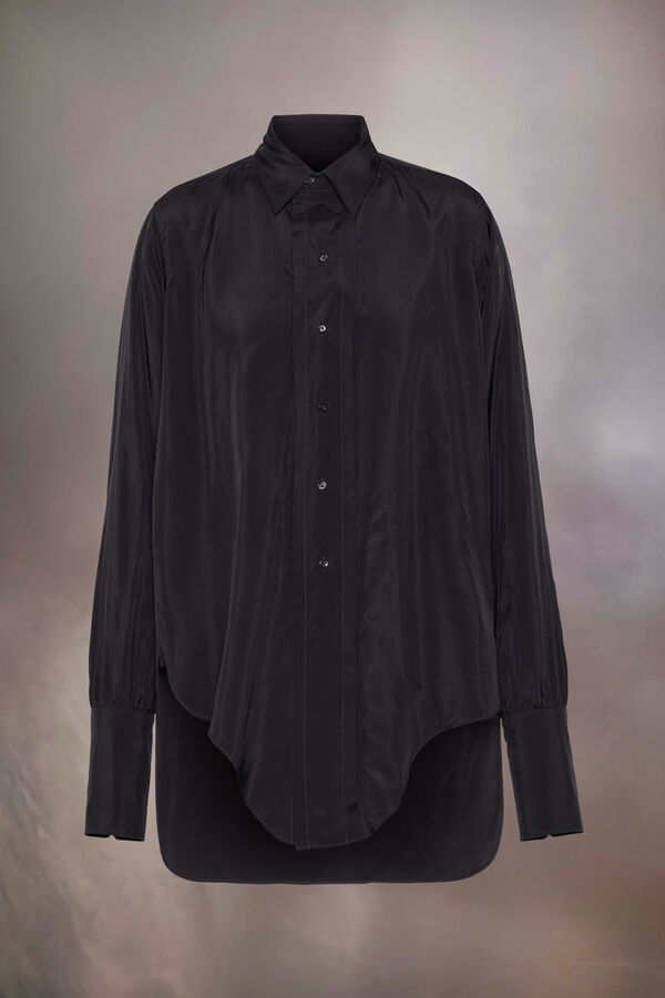 Maison Margiela Chemise à Ourlet Plongeant