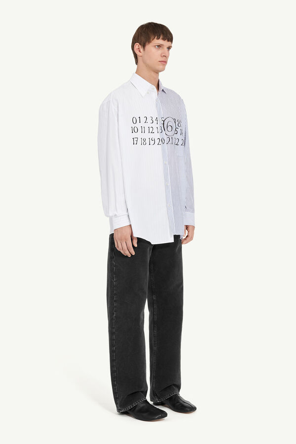 Maison Margiela Chemise Asymétrique Numeric