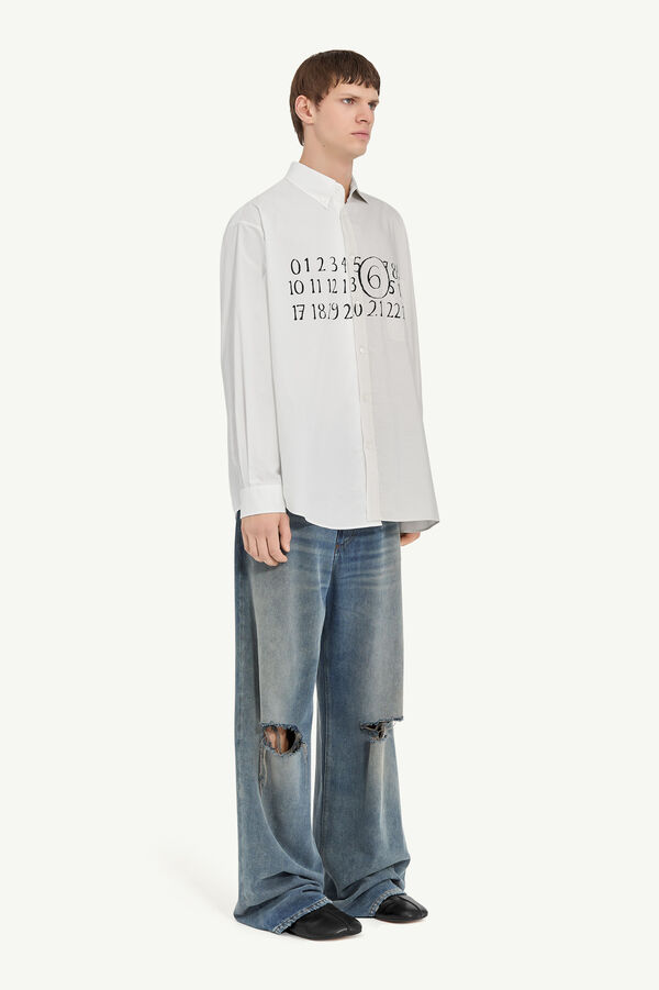 Maison Margiela Chemise Asymétrique Numeric