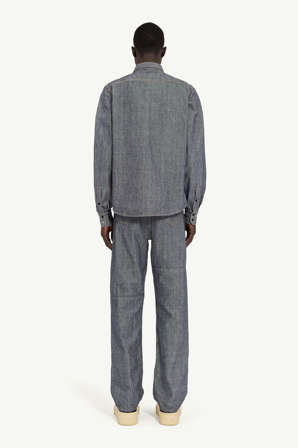 Maison Margiela Chemise En Denim Rincé