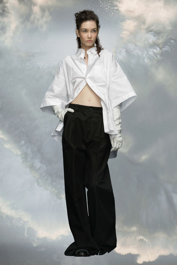 Maison Margiela Chemise En Popeline De Coton