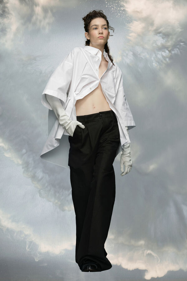 Maison Margiela Chemise En Popeline De Coton