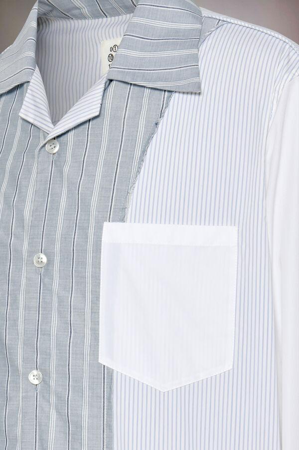 Maison Margiela Chemise Patchwork à Fines Rayures