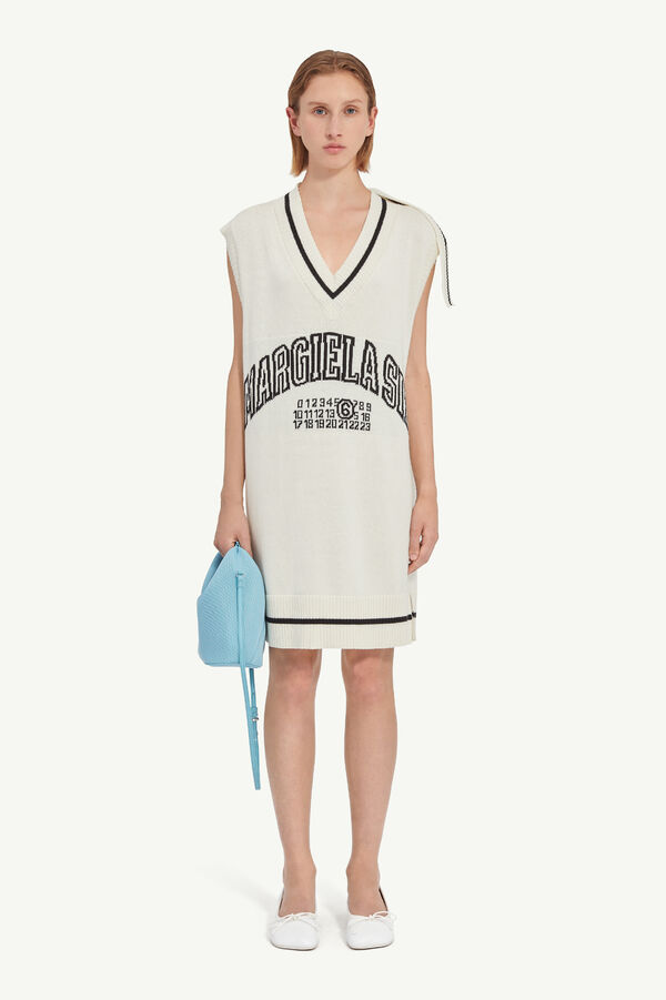 Maison Margiela Dress Col En V Varsity