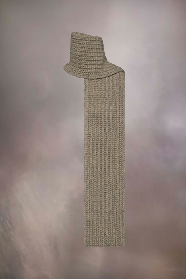 maison margiela Écharpe en laine Shetland