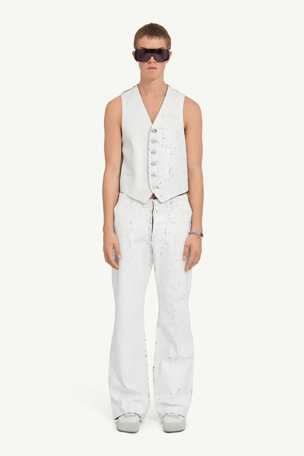Maison Margiela Gilet De Costume Mi-peint